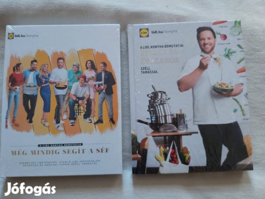 Lidl szakácskönyv, Új, 2 db