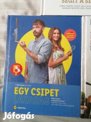 Lidl szakácskönyv, vadonatúj, legolcsóbban