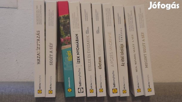 Lidl szakácskönyvek 10db