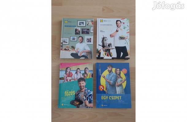 Lidl szakácskönyvek: Széll Tamás és Mizsei Jani