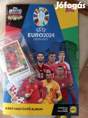 Lidls focikártya album új az összes kártyával 