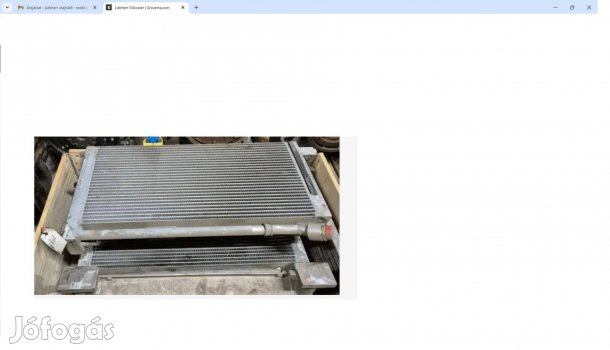 Liebherr A314Li ; A316Li ? R317Li hidraulika olajhűtő bontott