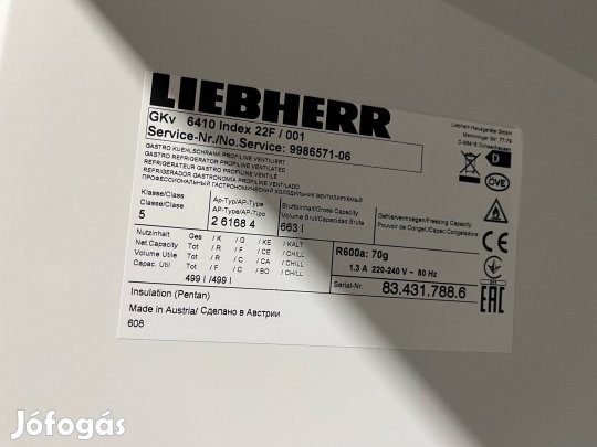 Liebherr hűtők eladók