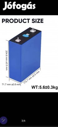 Lifepo4 EVE MB31 314Ah