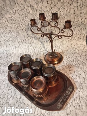 Lignifer vörösréz asztali szett