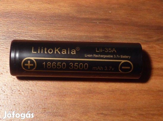Liitokala Lii-35A Li-ion akkumulátor 3500 mAh (új)