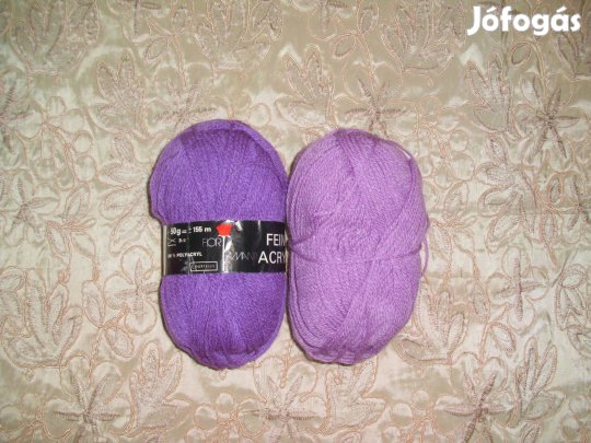 Lila fonalak - 50+50 g - s. orgonalila és v. orgonalila