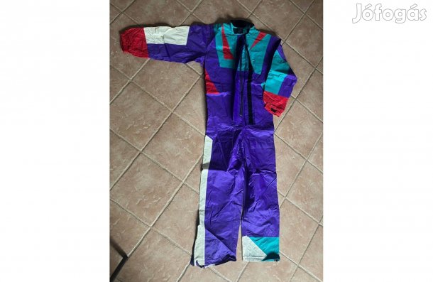 Lila motoros retro esőruha 90-es évekből M méretben eladó