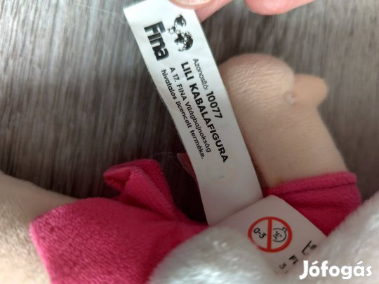 Lili a Liliom tündér plüss kabalafigura, játék (Fina világbajnokság)