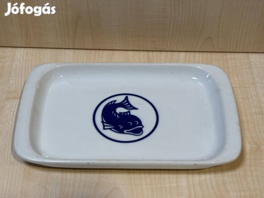 Lilien halas porcelán tálca