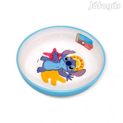 Lilo & Stitch műanyag gyerek tál csúszásgátlóval 14,5 cm