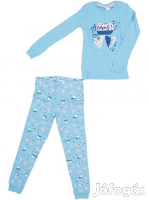 Lily&Dan Új (címkés) Lány Pizsama (Méret: 128)
