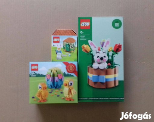Limitált LEGO 5005249 + 40527 Húsvéti csibék 40587 Kosár Creator Ideas