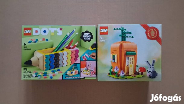 Limitált LEGO Dots 40561 Ceruza tartó + 40449 Répaház