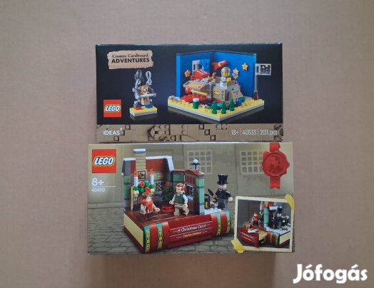 Limitált,  új LEGO 40410 Dickens + Ideas 40533 Űrbéli utánvét