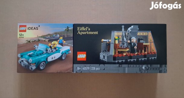 Limitált, új LEGO Ideas 40448 Veterán 40579 Eiffel lakása Creator