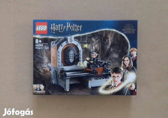 Limitált, bontatlan LEGO Harry Potter 40598 Gringotts széf utánvét