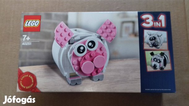 Limitált, új LEGO 40251 Mini malacpersely Creator Ideas Friends Duplo