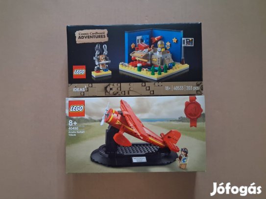 Limitált, új LEGO 40450 Tisztelgés + Ideas 40533 dioráma utánv