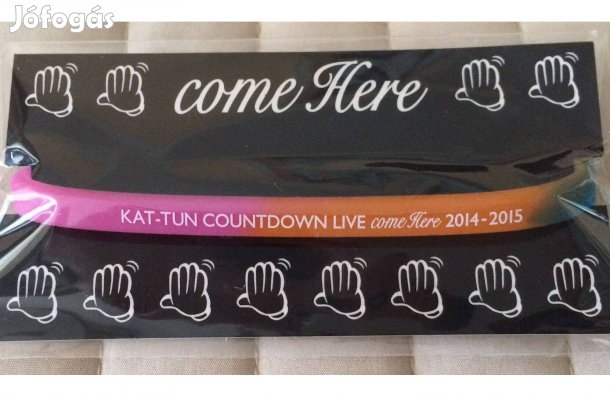 Limitált karkötő / ázsia japán pop rock jpop jrock KAT-TUN koncert