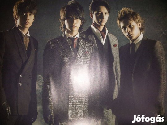 Limitált poszter / ázsia japán pop rock jpop jrock KAT-TUN poszter (1)