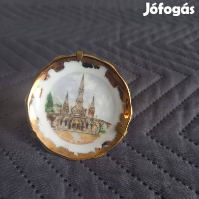 Limogas France Notre Dame mini porcelán kistányér