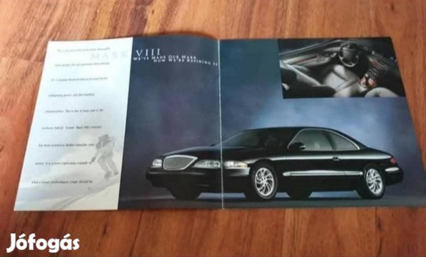 Lincoln MARK VIII Continental Town CAR USA Prospektus 1997