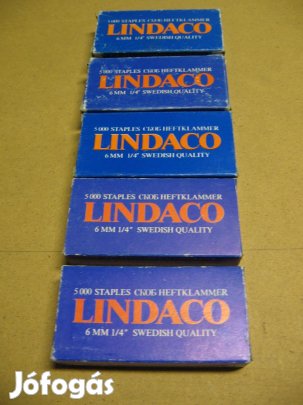 Lindaco (Svéd) tűzőgépkapocs 4*5000 db