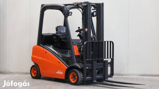 Linde H16T 1,6 tonnás gázos targonca