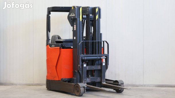 Linde R14 1,4 tonnás elektromos tolóoszlopos targonca