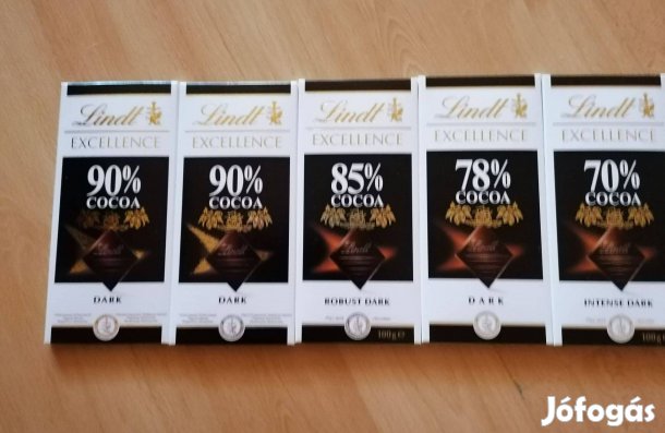Lindt Excellence étcsokik 5 db