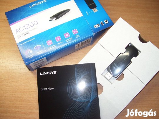 Linksys AC 1200 Dual Band wireless - USB 3.0 adapter - Új!