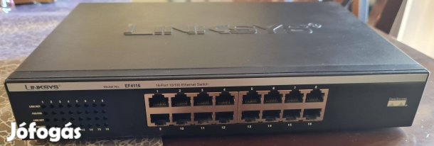 Linksys EF4116 és EF4124 switch