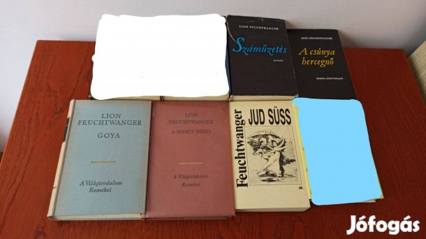 Lion Feuchtwanger könyvcsomag / 8 db könyv