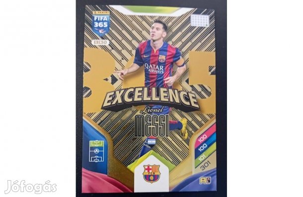 Lionel Messi Barcelona Excellence XXL focis kártya Panini FIFA 2026