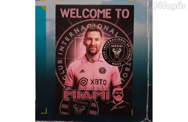 Lionel Messi Inter Miami rajongói focis Update kártya