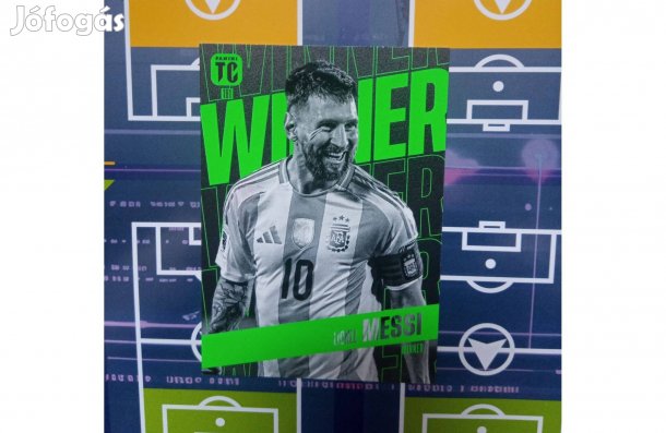 Lionel Messi (Argentína) Winner Panini Top Class 2025 focis kártya