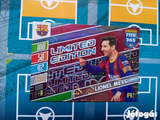 Lionel Messi (FC Barcelona) Panini Fifa 365 2022 Limited kártya