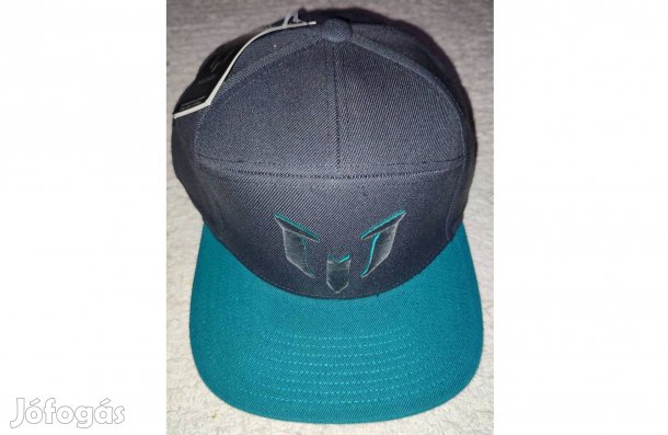 Lionel Messi eredeti szürke adidas fullcap sapka (S, L)