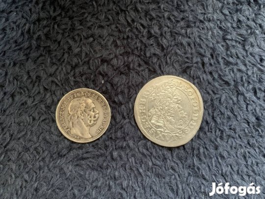 Lipót XV krajcár 1690, Ferenc József 1915 1 korona