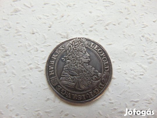 Lipót - Leopold 1/2 tallér 1698 K.B. !