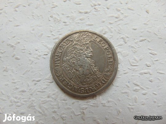 Lipót - Leopold 1/2 tallér 1700 K.B. ! RR ! Kép szerint