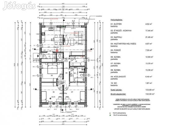 Lipóti eladó 132 nm-es ház
