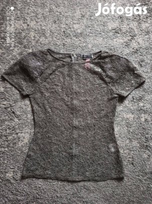 Lipsy London ezüst csipke felső