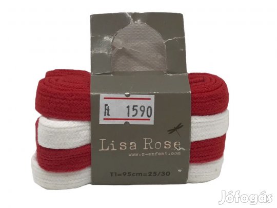 Lisa Rose Új (címkés) Uniszex (gyerek) Cipőfűző (Egyméret)