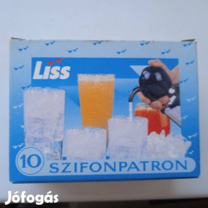 Liss szifonpatron , üres