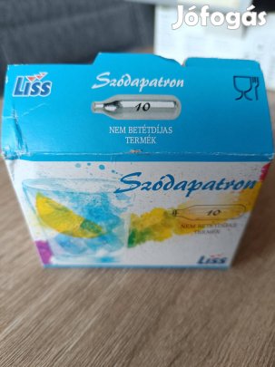 Liss szódapatron (10 db-os) csomag. 2 doboz