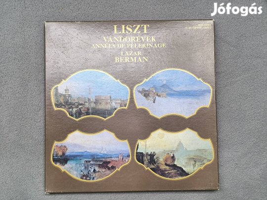 Liszt bakelit lemez box 