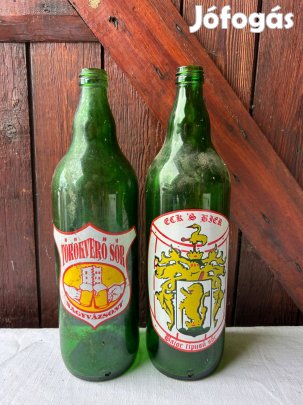 Literes sörösüvegek