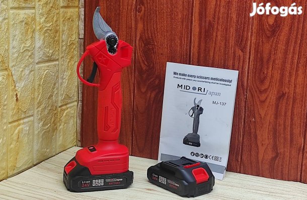 Lítium akkumulátoros Elektromos metszőolló, vágás 15-28mm kéziszerszám